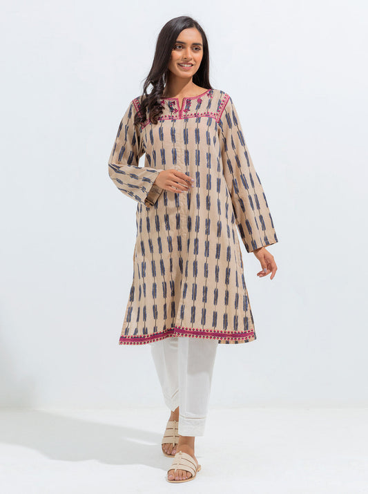 Beechtree - EMBROIDERED JACQUARD SHIRT (PRET)