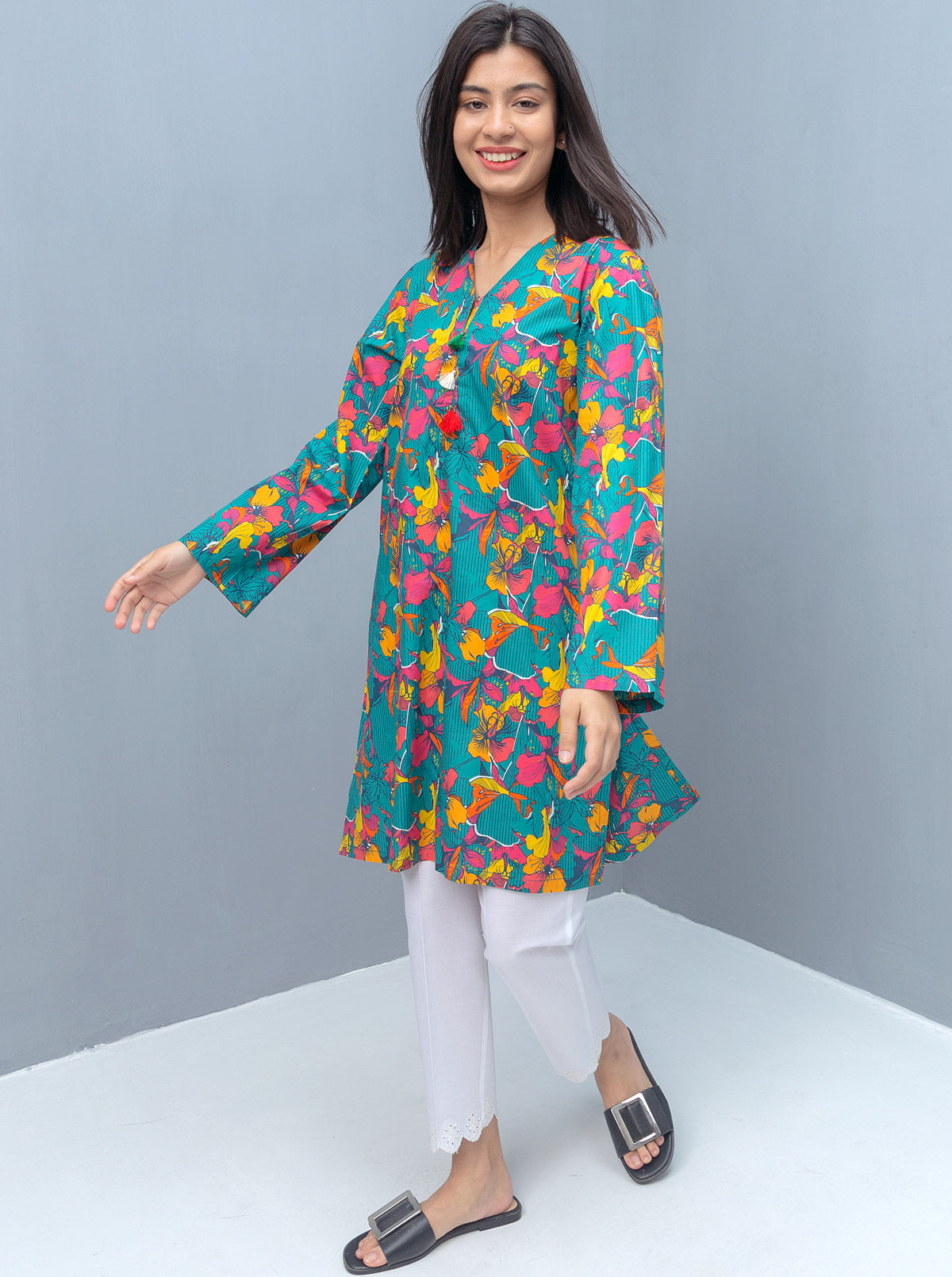 Beechtree - PRINTED LAWN SHIRT (PRET)