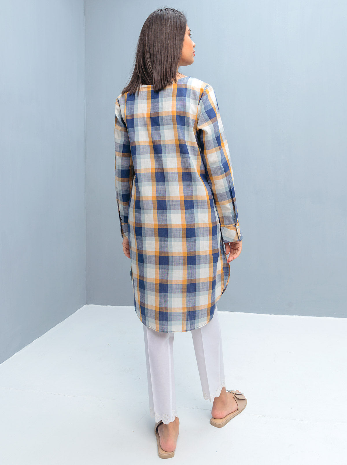 Beechtree - BASIC YARN DYED COTTON SHIRT (PRET)