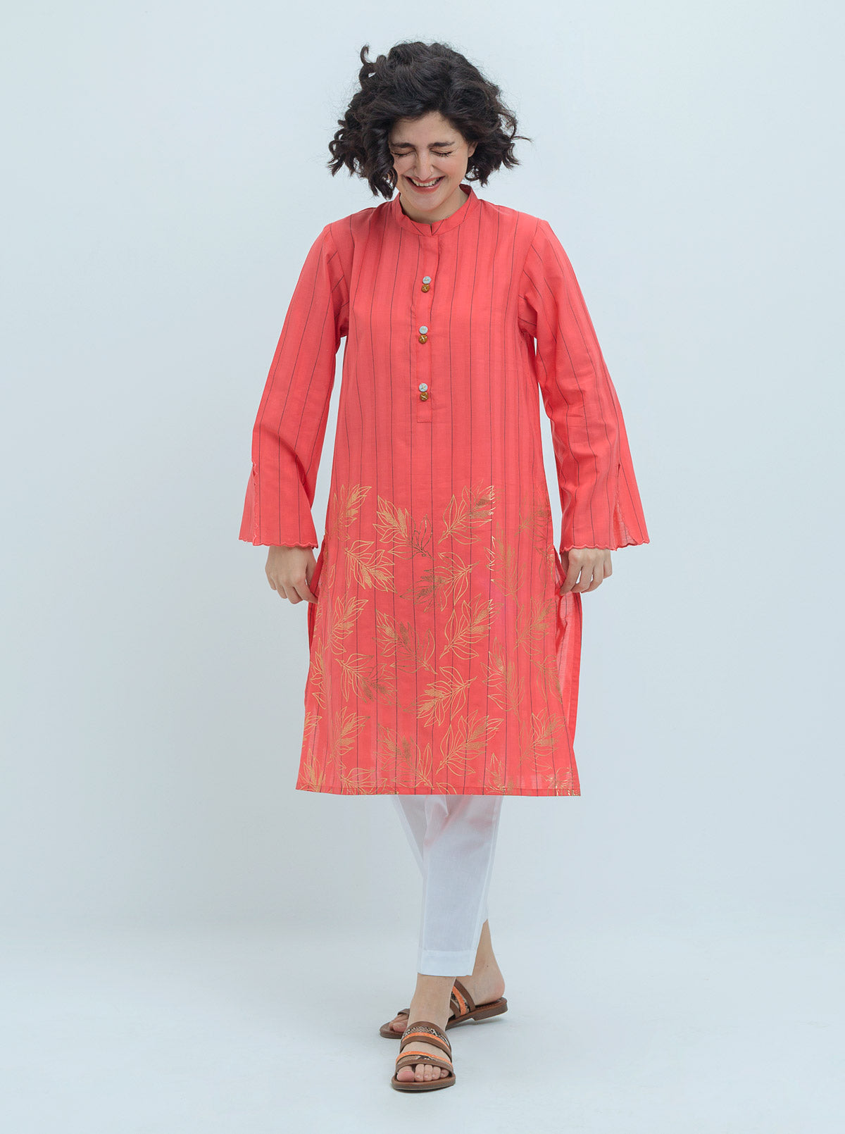 Beechtree - PRINTED YARN DYED COTTON SHIRT (PRET)