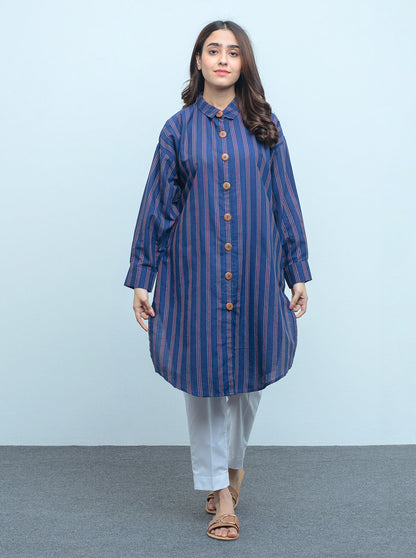 Beechtree - BASIC YARN DYED COTTON SHIRT (PRET)