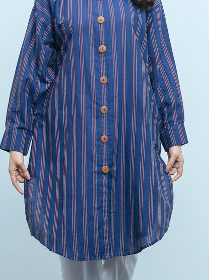 Beechtree - BASIC YARN DYED COTTON SHIRT (PRET)