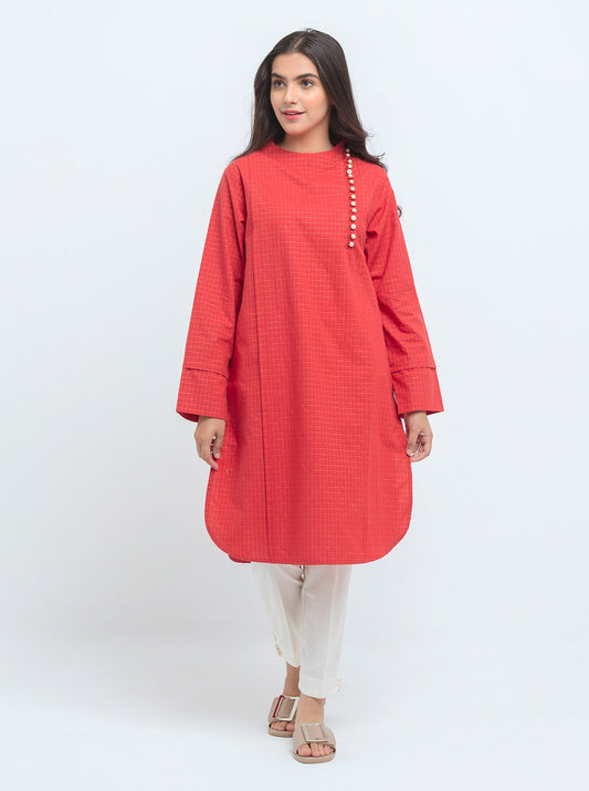Beechtree - PRINTED YARN DYED COTTON SHIRT (PRET)