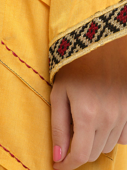 Beechtree - 2 PIECE EMBROIDERED CHAMBRAY SUIT (PRET)