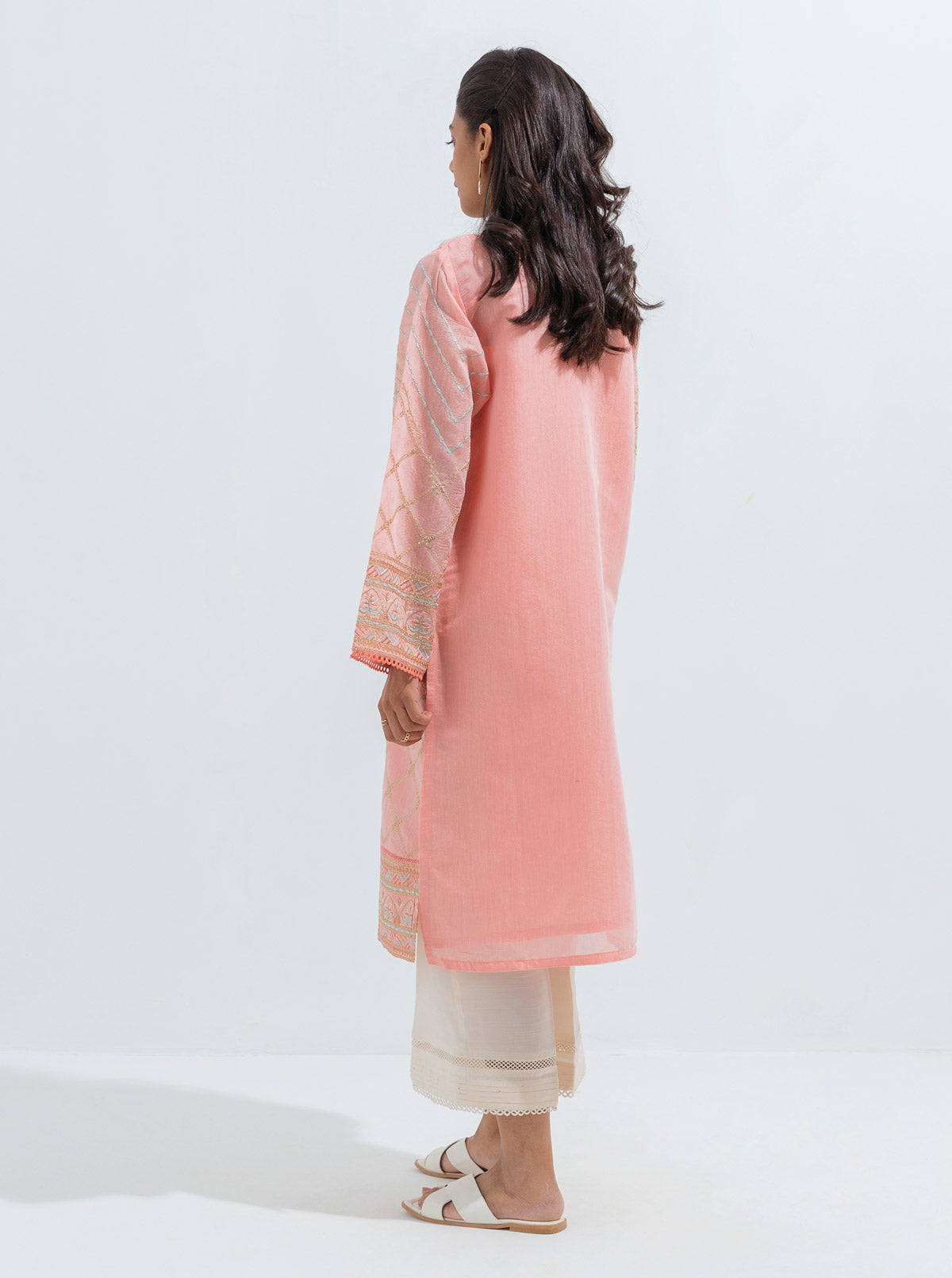 Beechtree - EMBROIDERED PAPER COTTON SHIRT (LUXURY PRET)