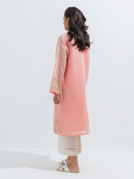 Beechtree - EMBROIDERED PAPER COTTON SHIRT (LUXURY PRET)