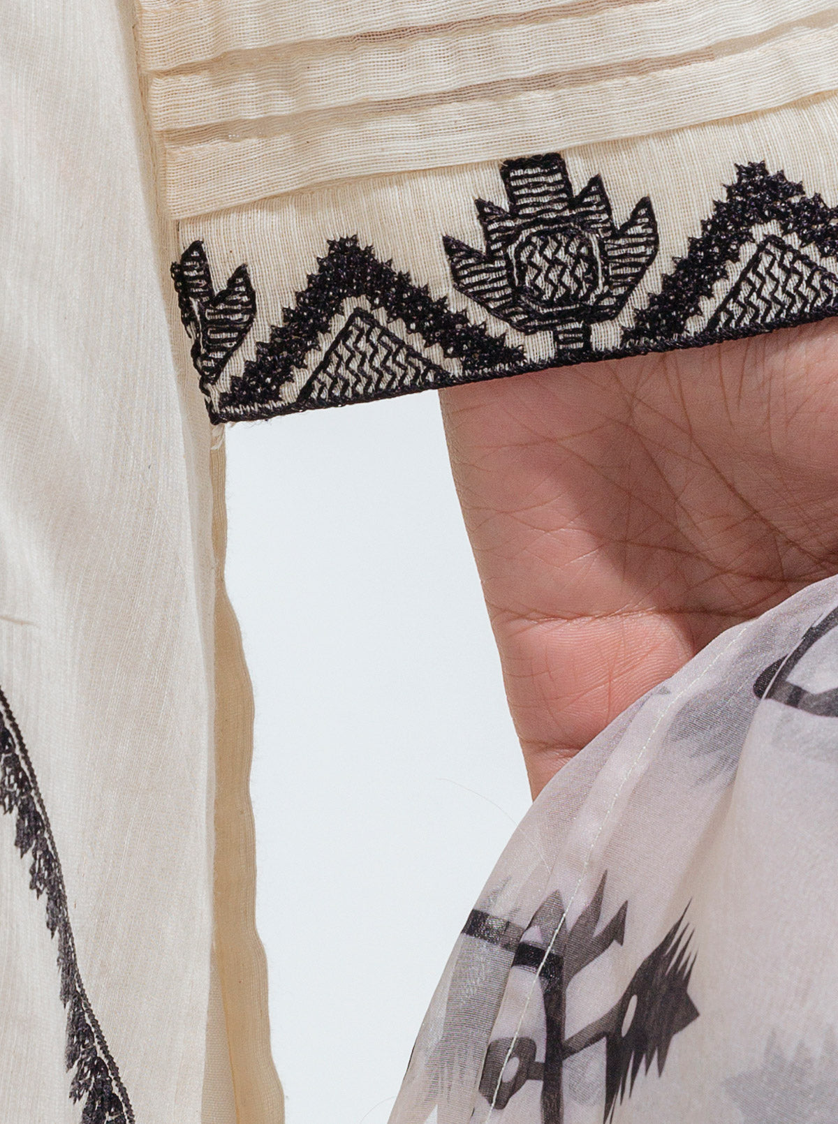 Beechtree - Embroidered Shirt With Dupatta