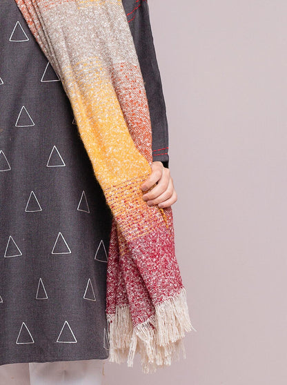 Beechtree - Embroidered Shirt With Shawl