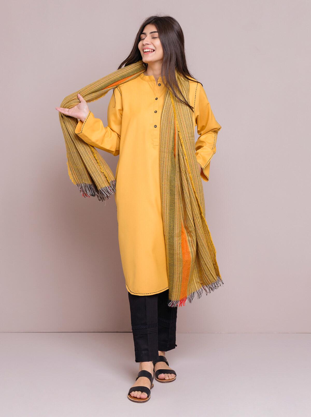 Beechtree - Printed Shirt With Shawl