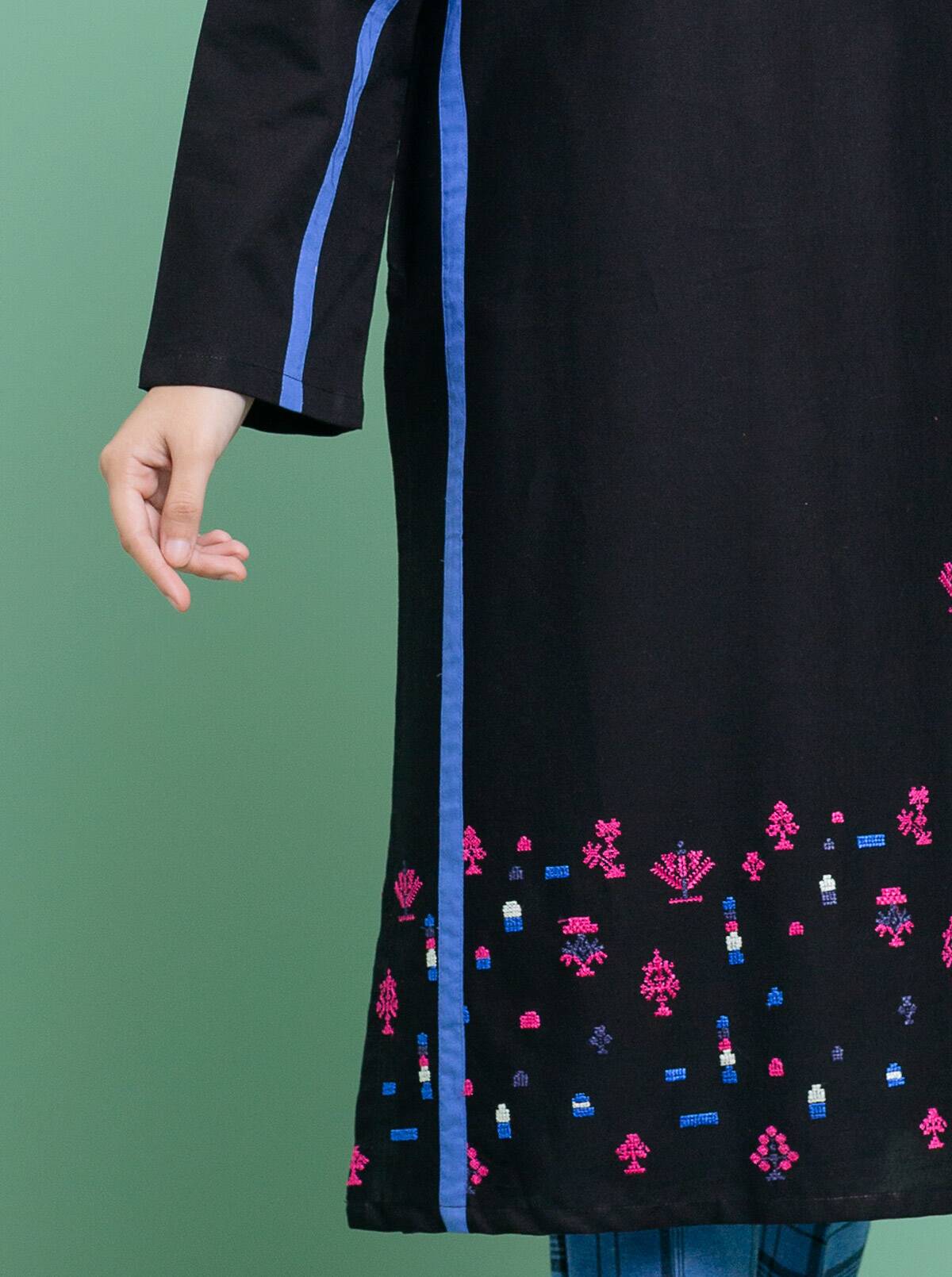 Beechtree - Embroidered Shirt With Pant