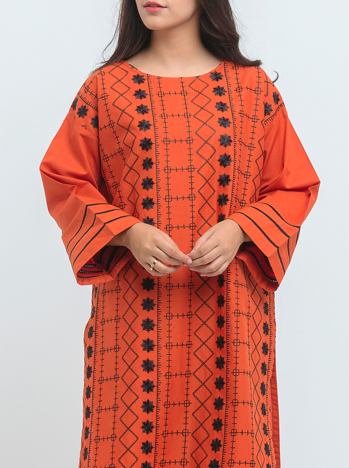 Beechtree - Embroidered Shirt With Pant