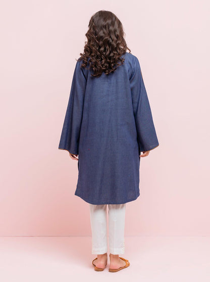 Beechtree - PRINTED DENIM DOBBY SHIRT (PRET)