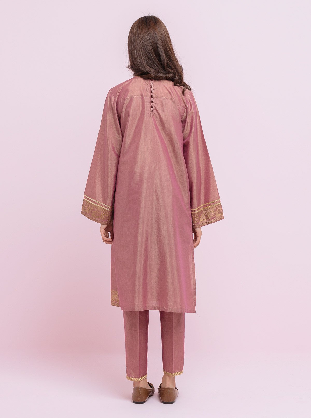 Beechtree - Printed Shirt With Embroidered Pant