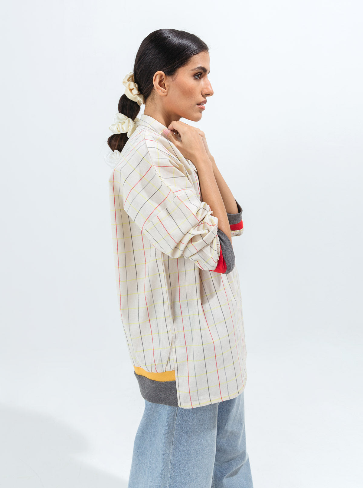 Beechtree - Multi Rib Asymmetrical Placket Top