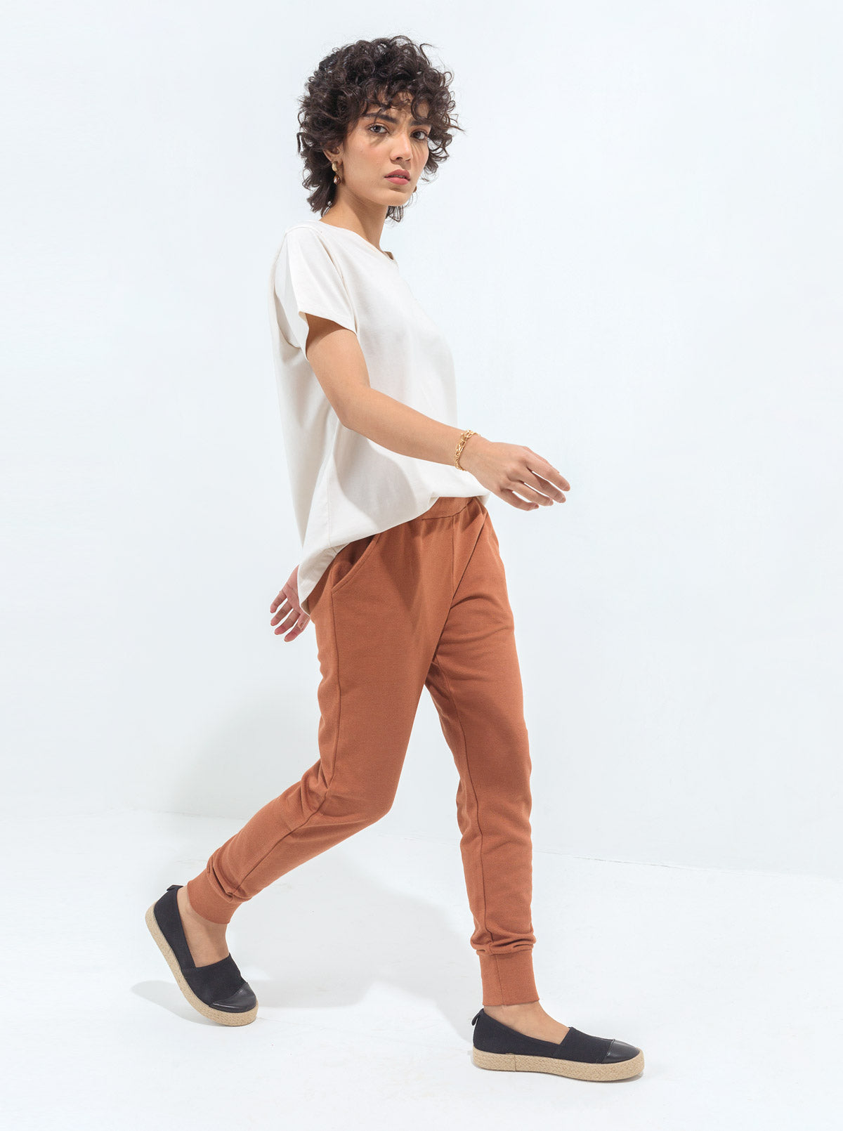 Beechtree - Brown Terry Jogger Pants