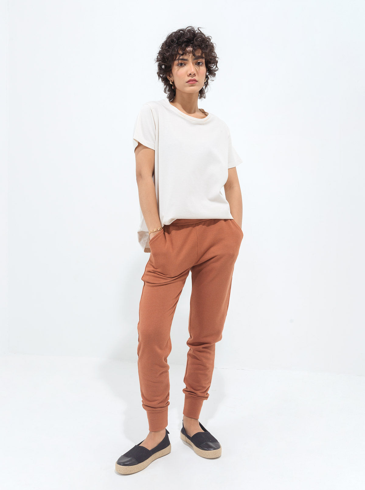 Beechtree - Brown Terry Jogger Pants