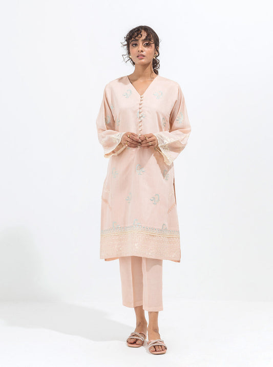 Beechtree - EMBROIDERED PAPER COTTON SHIRT (LUXURY PRET)