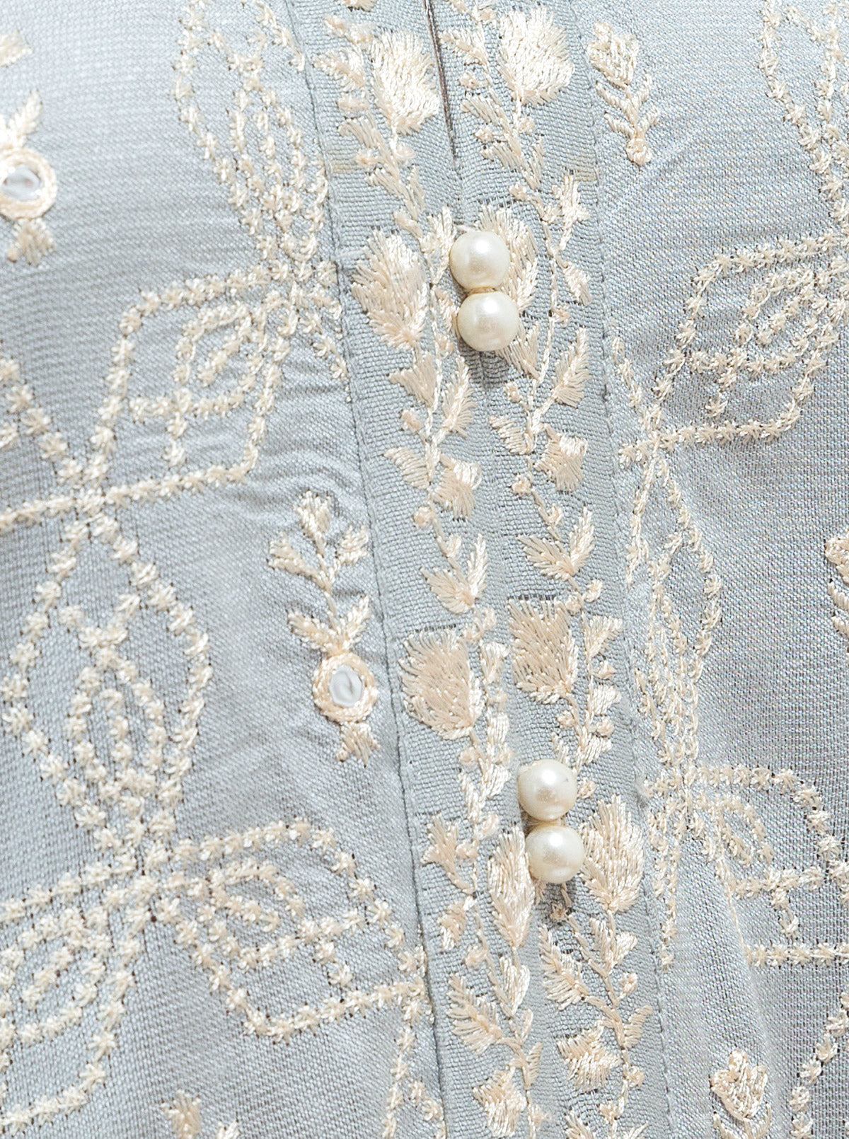 Beechtree - 2 PIECE EMBROIDERED COTTON NET SUIT (LUXURY PRET)