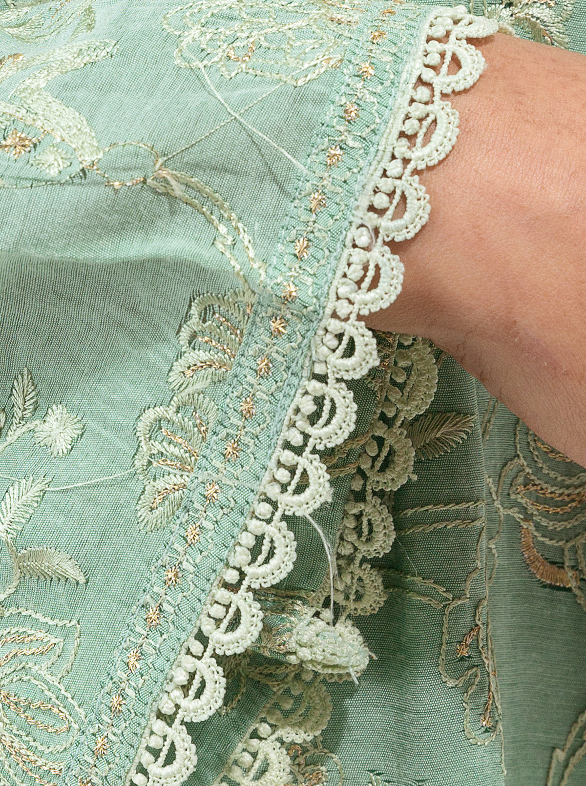 Beechtree - 2 PIECE EMBROIDERED PAPER COTTON SUIT (LUXURY PRET)