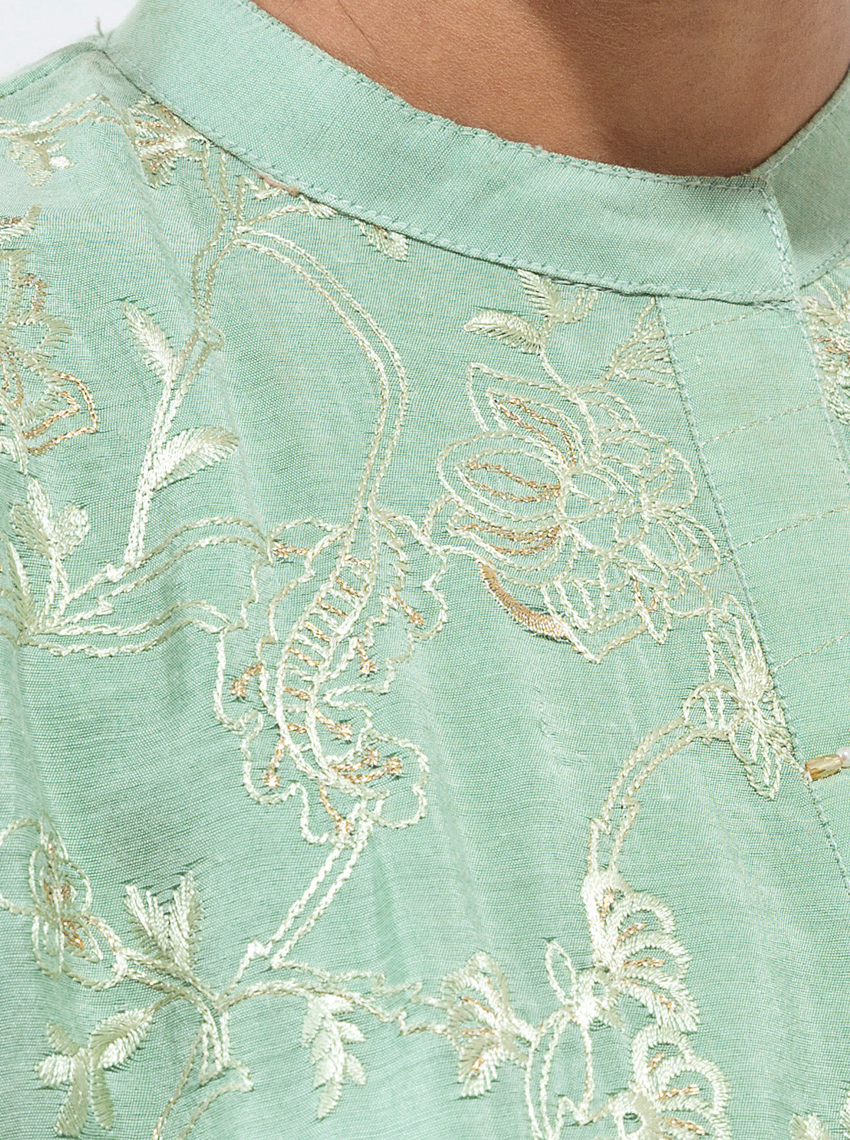 Beechtree - 2 PIECE EMBROIDERED PAPER COTTON SUIT (LUXURY PRET)