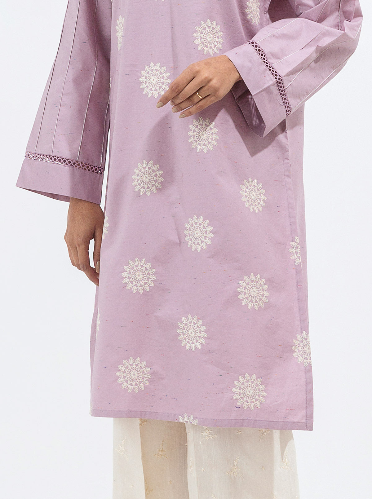 Beechtree - EMBROIDERED CAMBRIC SHIRT (PRET)