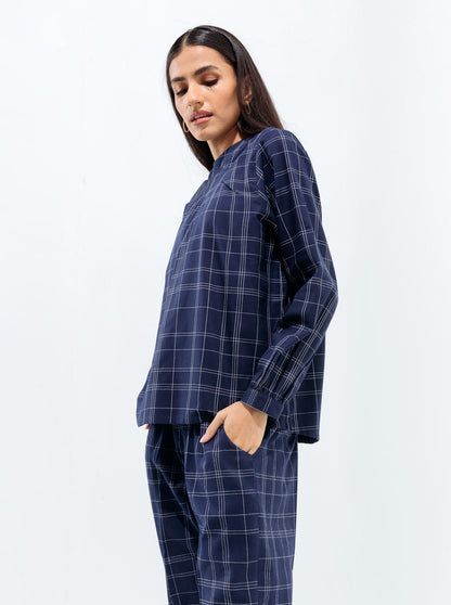 Beechtree - Navy Blue Check Co-Ord Set