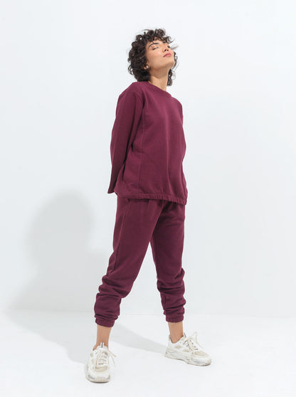 Beechtree - Burgundy Terry Tracksuit