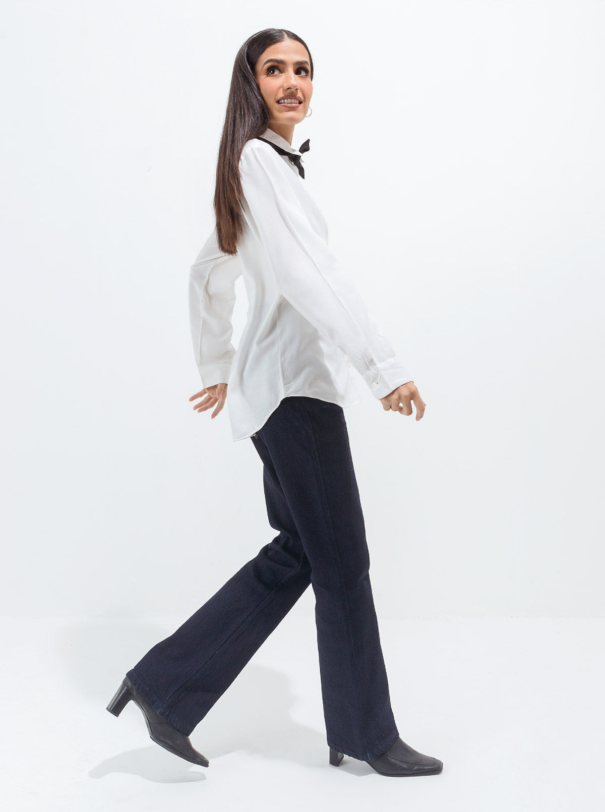 Beechtree - Blue Slim Bootcut Jeans