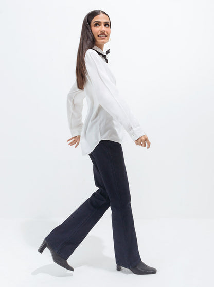 Beechtree - Blue Slim Bootcut Jeans