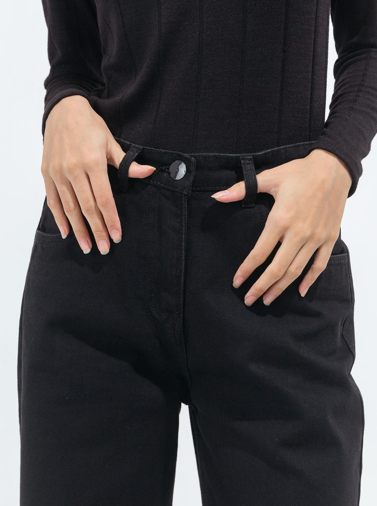 Beechtree - Black Wide Leg Jeans