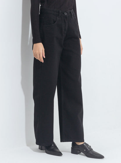 Beechtree - Black Wide Leg Jeans