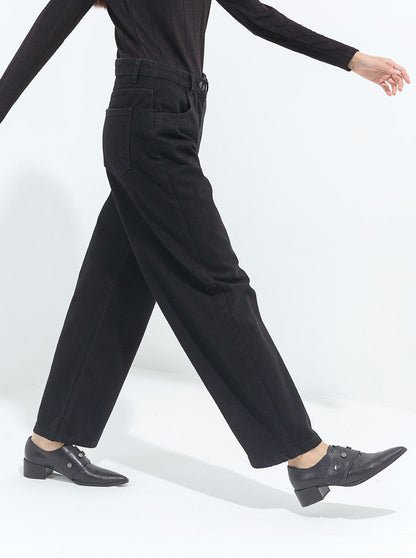 Beechtree - Black Wide Leg Jeans