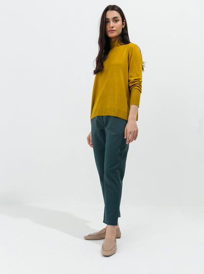 Beechtree - Teal Blue Stretch Tailored Pants