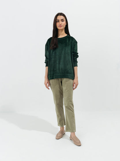 Beechtree - Green Corduroy Straight Pants