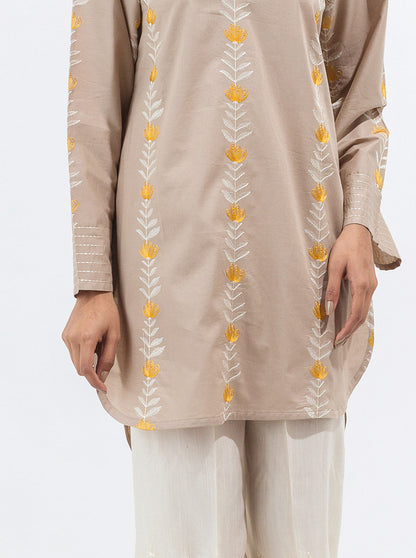Beechtree - EMBROIDERED CAMBRIC SHIRT (PRET)