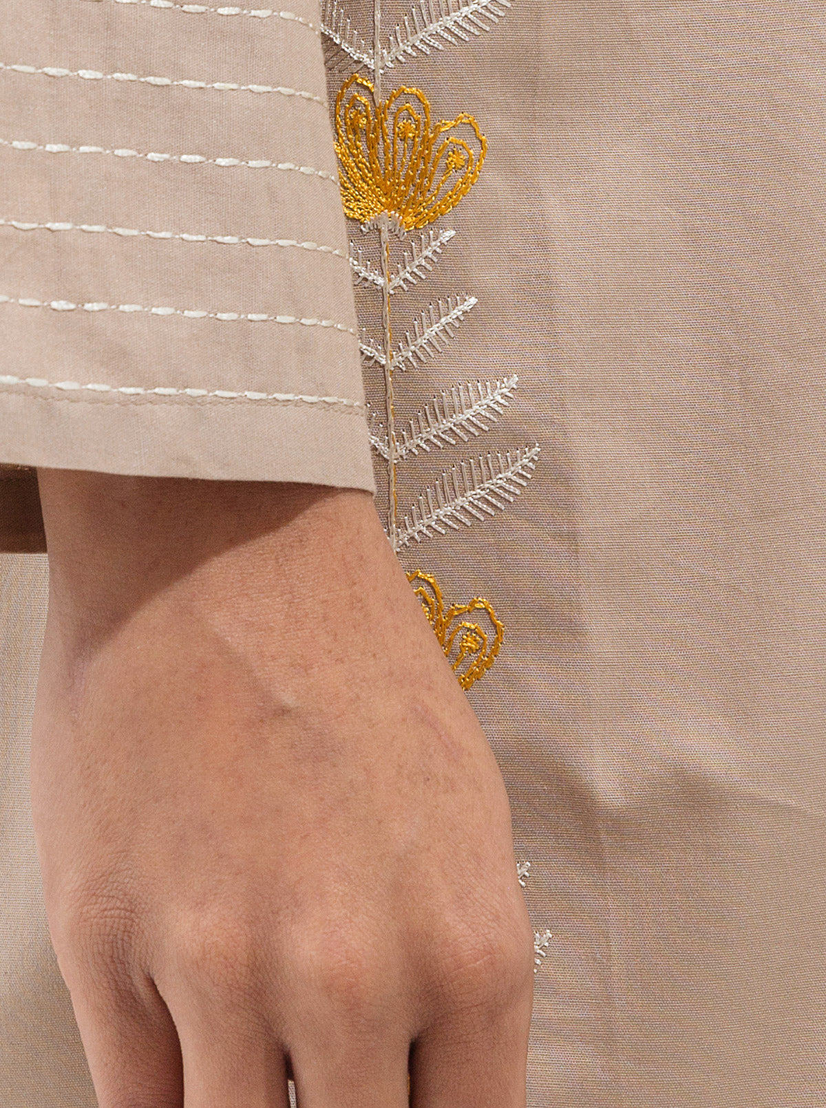 Beechtree - EMBROIDERED CAMBRIC SHIRT (PRET)