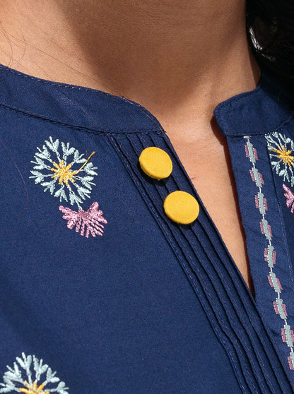 Beechtree - EMBROIDERED CAMBRIC SHIRT (PRET)