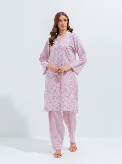 Beechtree - Embroidered Shirt With Shalwar