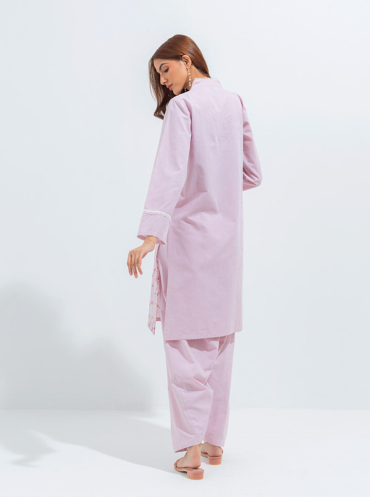 Beechtree - Embroidered Shirt With Shalwar