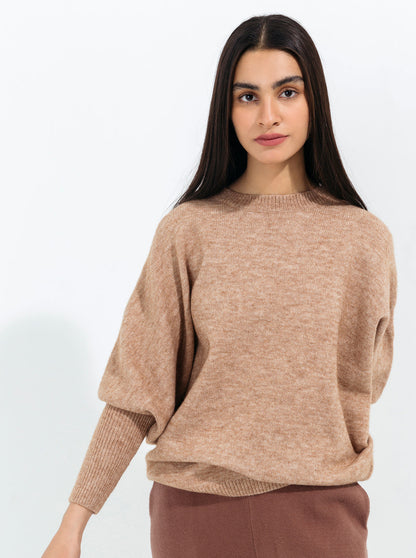 Beechtree - Beige Dolman Sleeve Pullover