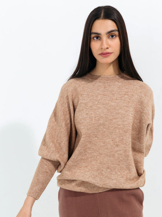 Beechtree - Beige Dolman Sleeve Pullover