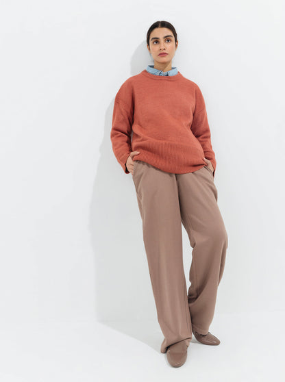 Beechtree - Coral Flat Knit Pullover