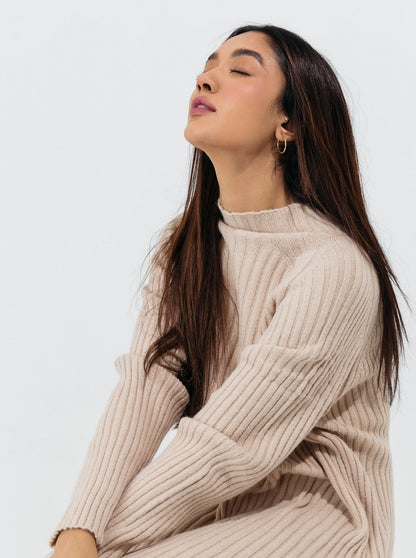 Beechtree - Off White Double Knit Sweater