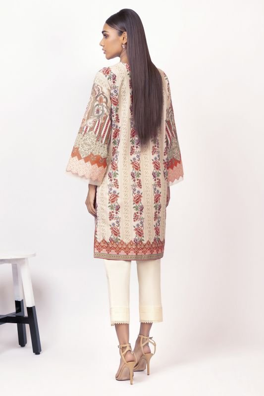 Printed Jacquard Kurti