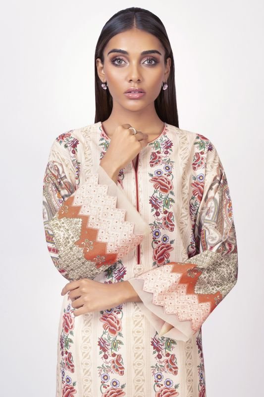 Printed Jacquard Kurti