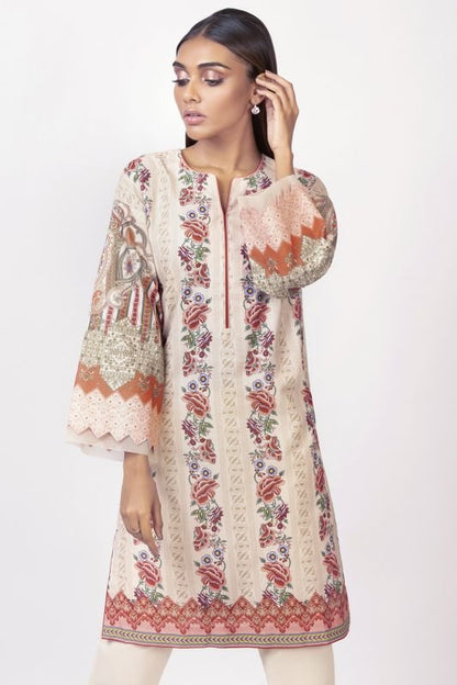 Printed Jacquard Kurti