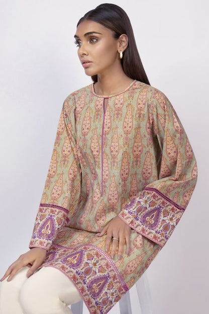 Printed Dobby Kurti