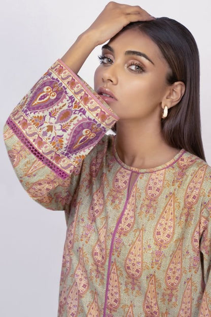 Printed Dobby Kurti