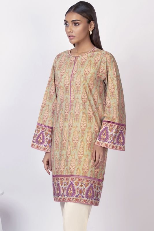 Printed Dobby Kurti