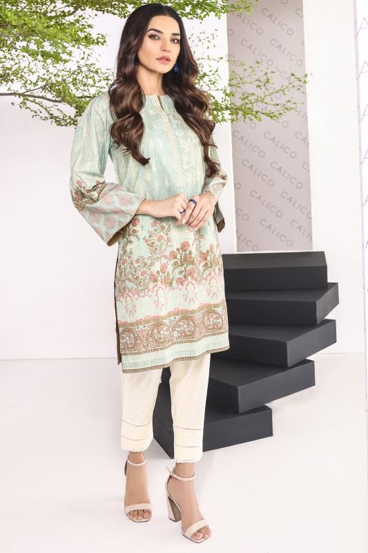 Printed Dobby Kurti